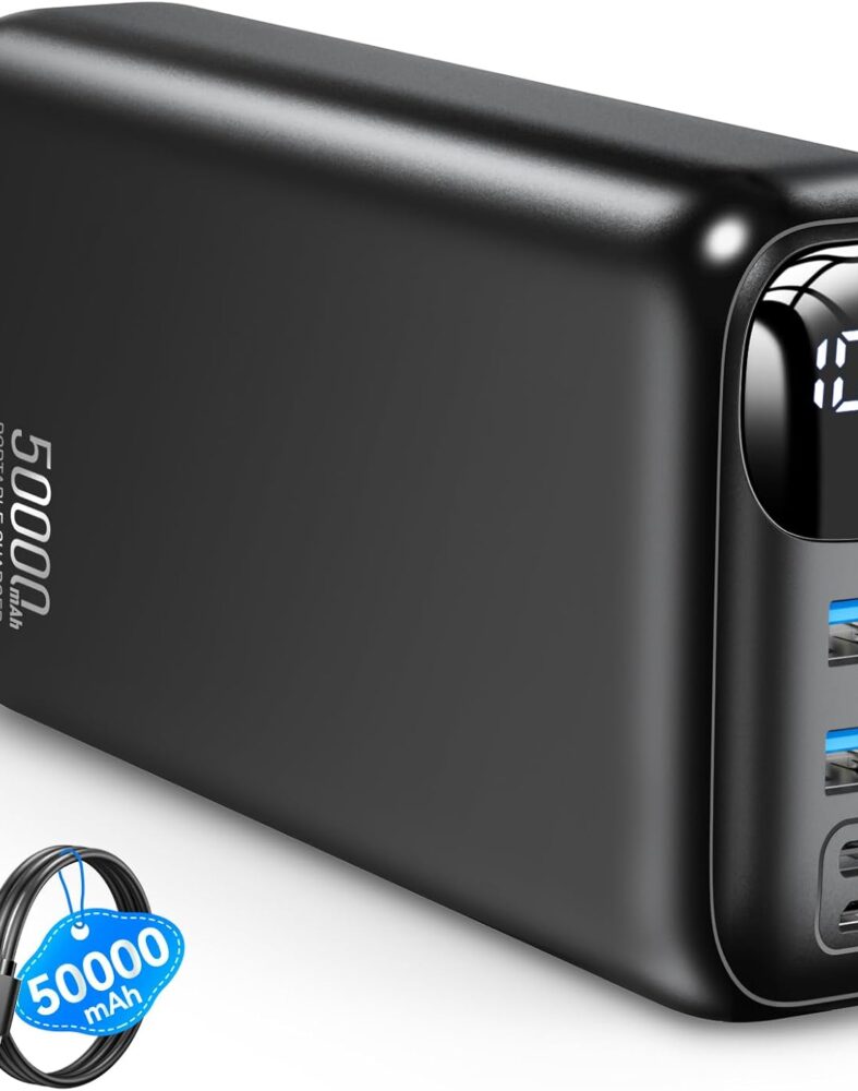 OHOVIV Portable Charger Power Bank 50000mAh,PD 22.5W Battery Pack