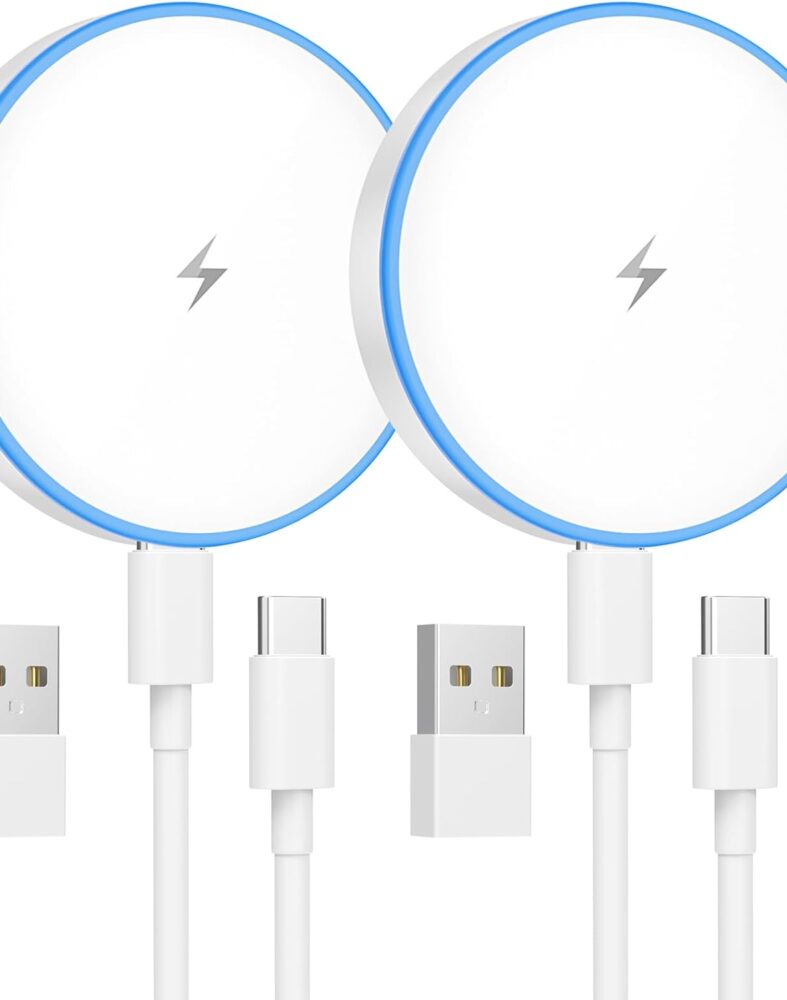 MagSafe Charger 2 Pack Magnetic Wireless Charger Fast Charging Pad